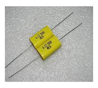 Accessori elettronici Condensatore a film MEA 250V 4.7uf 475j 250VDC assiale passante a divisione di frequenza centrale 10 pezzi Dispositivi elettronici