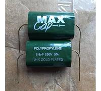 Accessori elettronici Condensatore continuo con divisore di frequenza a piede placcato oro serie MAX-Cap 6.8UF 250V 1 pz. Dispositivi elettronici