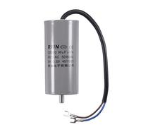 Accessori elettronici Condensatore di funzionamento CBB60 da 30 uF 450 V CA 2 fili 50/60 Hz Cilindro 96x45 mm con perno di fissaggio terminale M8 for avviatore elettronico pompa acqua compressore d'ar