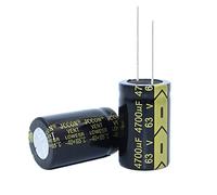 Accessori elettronici Condensatore elettrolitico 1-100Pcs 63V Condensatore 4700UF 3300UF Condensatore elettrolitico 2200UF 1000UF 470UF 330UF 220UF Condensatore di avvio 100UF 47UF 2200UF Dispositivi