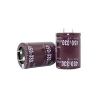 Accessori elettronici Condensatore elettrolitico 1 pz 330UF 450V 30x40MM 450V330UF Condensatore elettrolitico in alluminio Dispositivi elettronici
