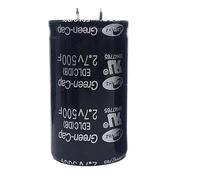 Accessori elettronici Condensatore elettrolitico 1 pz 500F Condensatore 2.7V 500F 35 * 60mm Condensatore Foro passante Uso generico 500F2.7V 35 * 60mm Condensatore Due piedi Dispositivi elettronici