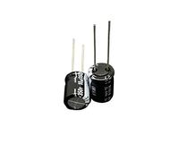 Accessori elettronici Condensatore elettrolitico 10Pcs/100Pcs 10uF 350V 10x13mm Serie VY Ampia gamma di temperature 350V10uF Condensatore elettrolitico in alluminio Dispositivi elettronici (Size : 10