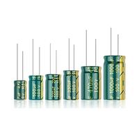 Accessori elettronici Condensatore elettrolitico 20-100Pcs Condensatore elettrolitico in alluminio Ad alta frequenza Bassa ESR 100V 47UF 100UF 220UF 330UF 470UF 1000UF Dispositivi elettronici (Size :