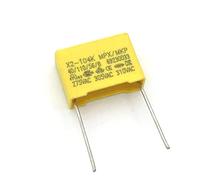 Accessori elettronici Condensatore elettrolitico 20pcs 100nF Condensatore X2 Condensatore 275VAC Passo 15mm X2 Condensatore film di polipropilene 0.1uF Dispositivi elettronici