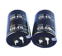Accessori elettronici Condensatore elettrolitico audio 450V 100UF 150UF 180UF 330UF 470UF 820UF 1000UF for amplificatore audio HiFi ad alta frequenza basso ESR Dispositivi elettronici (Size : 450V680