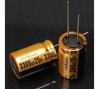 Accessori elettronici Condensatore elettrolitico audio FW 25V 3300Uf 1 Pz Dispositivi elettronici