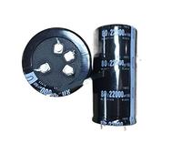 Accessori elettronici Condensatore elettrolitico in alluminio 4 piedi 22000UF 80V 40 * 70mm 45MM * 75MM Condensatore elettronico Condensatore di importazione originale Dispositivi elettronici (Size :