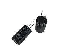 Accessori elettronici Condensatore elettrolitico in alluminio 5 pezzi 200V330uf 18x35mm 330uf 200v 200v330mf 330mf200v 200v330mfd 200Vdc 200wv 200v 330uf Dispositivi elettronici