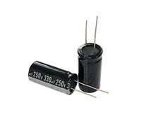 Accessori elettronici Condensatore elettrolitico in alluminio 5 pezzi 250V330uf 18x35mm 250v 330uf 330mf 330MFD 330uf250v 250v330mf 250wv 250vdc 330MFD Dispositivi elettronici
