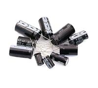 Accessori elettronici Condensatore elettrolitico in alluminio da 10 pezzi 25V 10UF 22UF 33UF 47UF 100UF 220UF 470UF 680UF 1000UF 2200UF 3300UF 4700UF 6800UF 22000UF Dispositivi elettronici (Size : 25