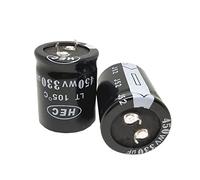 Accessori elettronici Condensatore elettrolitico in alluminio da 2 pezzi 450V330UF 25X50 capacità dei condensatori bassa resistenza ad alta frequenza bassa ESR Dispositivi elettronici