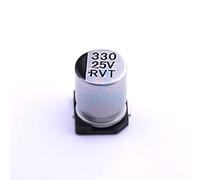 Accessori elettronici Condensatore elettrolitico in alluminio SMD da 10 pezzi 330uF 25V SMD, 8x10,2mm Dispositivi elettronici