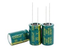 Accessori elettronici Condensatore elettrolitico radiale 100PCS-20PCS 3300uF 35V 35V3300UF 16mm X25mm Dispositivi elettronici (Size : One Size)