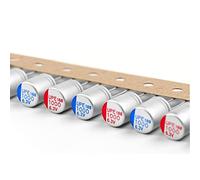 Accessori elettronici Condensatore elettrolitico solido DIP da 20 pezzi 2.5V820uF 6.3V100 270UF 330UF 470UF 560UF 680UF 1000UF Dispositivi elettronici (Size : 6.3V2200UF 10x12)