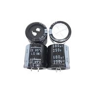 Accessori elettronici Condensatore PSU scatto 2PCS/10PCS 680uf 250v 30x30mm 250V680uF Dispositivi elettronici (Size : 10PCS)