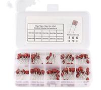 Accessori elettronici Condensatori 100 pz/lotto 10nF ~ 470nF Condensatori Film di Poliestere Metallizzato Assortimento Kit di Alta Precisione e Stabilità Campioni Condensatore CBB Set Dispositivi elet