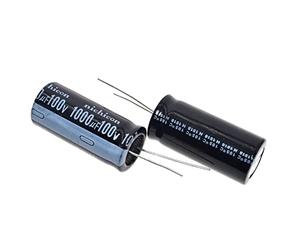 Accessori elettronici Condensatori 10PCS 100V1000UF 18 * 35mm Condensatore elettrolitico 1000UF/100V