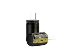 Accessori elettronici Condensatori 10Pcs Condensatore in alluminio ESR basso ad alta frequenza 80V2200UF 22x30mm Condensatore elettronico fai-da-te Dispositivi elettronici
