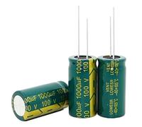 Accessori elettronici Condensatori 10pcs Condensatori elettrolitici 1000uF 100V 100V1000UF 25V1000UF 18*30mm 18*35mmcondensatori elettrolitici di linea bassa impedenza ad alta frequenza Dispositivi el