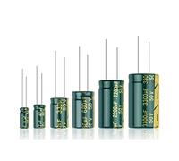 Accessori elettronici Condensatori 15-100Pcs Condensatore Elettrolitico In Alluminio Ad Alta Frequenza Bassa ESR 50V 1UF 4.7UF 10UF 22UF 47UF 100UF 220UF 330UF 470UF 680U Dispositivi elettronici (Siz