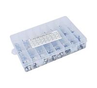 Accessori elettronici Condensatori 1UF~1000UF 6.3V-50V 400Pcs 24Value SMD Condensatori elettrolitici in alluminio Kit di assortimento + scatola Dispositivi elettronici
