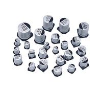 Accessori elettronici Condensatori 1UF~1000UF 6.3V-50V 400Pcs 24Value SMD Condensatori elettrolitici in alluminio Kit di assortimento + scatola Dispositivi elettronici