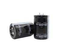 Accessori elettronici Condensatori 2PCS-12PCS 200V2200uf Condensatore Elettrolitico Radiale 2200UF 200V 35x50mm Dispositivi elettronici (Size : 10PCS)