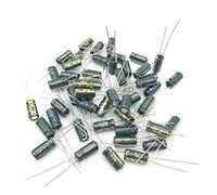 Accessori elettronici Condensatori 50 pz/lotto 4.7UF 50V 105C 5X11mm Condensatore Elettrolitico In Alluminio 50V4.7UF Piombo Radiale 50 pz Dispositivi elettronici