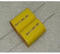 Accessori elettronici Condensatori a film crossover assiali in poliestere metallizzato JRD 250v20uf 206j 250vdc 1 pz. Dispositivi elettronici