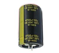 Accessori elettronici Condensatori Condensatore elettrolitico audio da 5 pezzi, 100V4700UF 100V 4700UF 30 * 50MM, for amplificatore audio Alta frequenza Bassa ESR Dispositivi elettronici