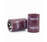Accessori elettronici Condensatori elettrolitici 20PCS-2PCS 50V22000UF 22000UF 50V Dimensioni: 35X50MM Dispositivi elettronici (Size : One Size)
