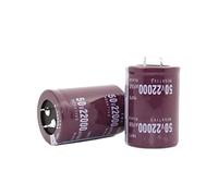 Accessori elettronici Condensatori elettrolitici 20PCS-2PCS 50V22000UF 22000UF 50V Dimensioni: 35X50MM Dispositivi elettronici (Size : 9PCS)