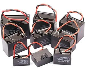 Accessori elettronici Kit condensatore 1 pz CBB61 450V 1uF 1.2UF 1.5UF 2UF 2.5UF 3UF 4UF 5UF 6UF 7 8UF 10 12 14 18 20 25UF Terminale Ventilatore da Soffitto avviatore elettronico Condensatori Condensa