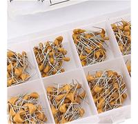 Accessori elettronici Kit condensatore 10 valori * 50 pezzi 10pF ~ 680pF Condensatore ceramico multistrato/monolitico Kit assortito con scatola di immagazzinaggio 10 20 30 47 100 200 condensatori pF