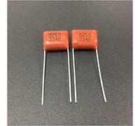 Accessori elettronici Kit condensatore 10pcs Condensatore CBB 334 250V 334K 0.33uF 330nF P10 CL21 Condensatori condensatori a film di polipropilene metallizzato Circuiti di controllo
