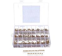 Accessori elettronici Kit condensatore 1200 pezzi 24 valori 50V 10pF-10uF Condensatore ceramico monolitico Condensatori kit assortiti Circuiti di controllo