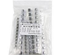 Accessori elettronici Kit condensatore 130 pz/lotto 1uF-220uF SMD condensatore elettrolitico in alluminio kit assortito, 13 valori * 10 pz = 130 pz campioni kit condensatori Dispositivi elettronici
