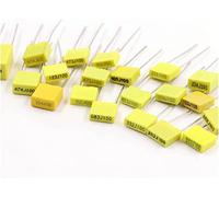 Accessori elettronici Kit condensatore 20 pezzi Pellicola di sicurezza in polipropilene 100V 1nF ~ 470nF 100nf 220nf 10nf 47nf 22nf 1nf 0.47uf 0.1uf Condensatori del condensatore di correzione (Dimens