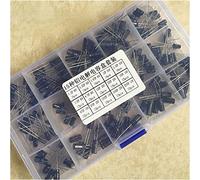 Accessori elettronici Kit condensatore 200 pezzi 15 valori Condensatori elettrolitici in alluminio 0,1 UF-220 UF Condensatore elettrolitico misto 16-50 V Kit assortito + condensatori scatola