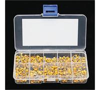 Accessori elettronici Kit condensatore 500 pezzi 10 valori 0.1uF ~ 10uF condensatore monolitico 50 pezzi ogni valore condensatori Dispositivi elettronici
