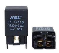 Accessori elettronici Relè auto 12v 24v 4pin 30A for condizionatore d'aria Ventilatore elettrico fendinebbia Pompa carburante Minibus relè Parti e ricambi (Color : 24v)