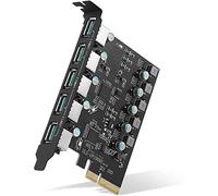 Accessori elettronici Scheda da PCI-E USB 3.2, scheda di espansione 5 porte, scheda madre USB PCIe for PC desktop, supporto Windows 7/8/10 Linux Dispositivi elettronici