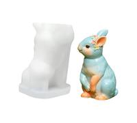 Accessori ergonomici artigianali a forma di coniglio, struttura in silicone per creazioni in resina e idee regalo uniche per realizzare conigli