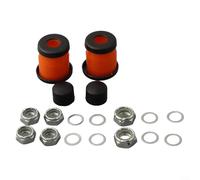 Accessori essenziali per la ricostruzione del camion da skateboard, con coppe girevoli, rondelle e boccole per una funzionalità ottimale (arancione)
