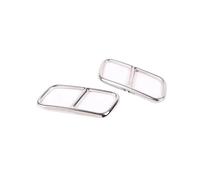 Accessori Esterni Per Auto In Acciaio Inossidabile Coda Silenziatore Tubo Di Scarico Uscita Copertura Trim Per Serie 7 F01 G11 G12 2009-2020(Silver2,2009-2014)