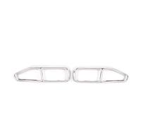 Accessori Esterni Per Auto In Acciaio Inossidabile Coda Silenziatore Tubo Di Scarico Uscita Copertura Trim Per Serie 7 F01 G11 G12 2009-2020(Sliver1,2019-2020)
