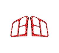 accessori estetici auto Compatibile Con BMW Per E90 2005 2006 2007 2008 2009 2010 2011 2012 Adesivi Decorazione Cornice Rifinitura Copertura Pulsante Volante Auto(Red)