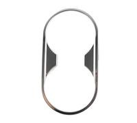 accessori estetici auto Per A4 B9 2017 2018 2019 2020 2021 Stile Auto Pannello Della Cornice Del Portabicchieri Anteriore Della Console Centrale Adesivo Della Copertura Di Rifinitura(Silver)