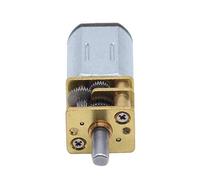 Accessori fai da te 1 pz N20 Mini avviatore elettronico, 15-1000 RPM for Robot, DC 3V/6V/12V Ingranaggio in metallo con cambio a ruota dentata Avviatore elettronico Micro DC, Accessori: 300, Tensione: